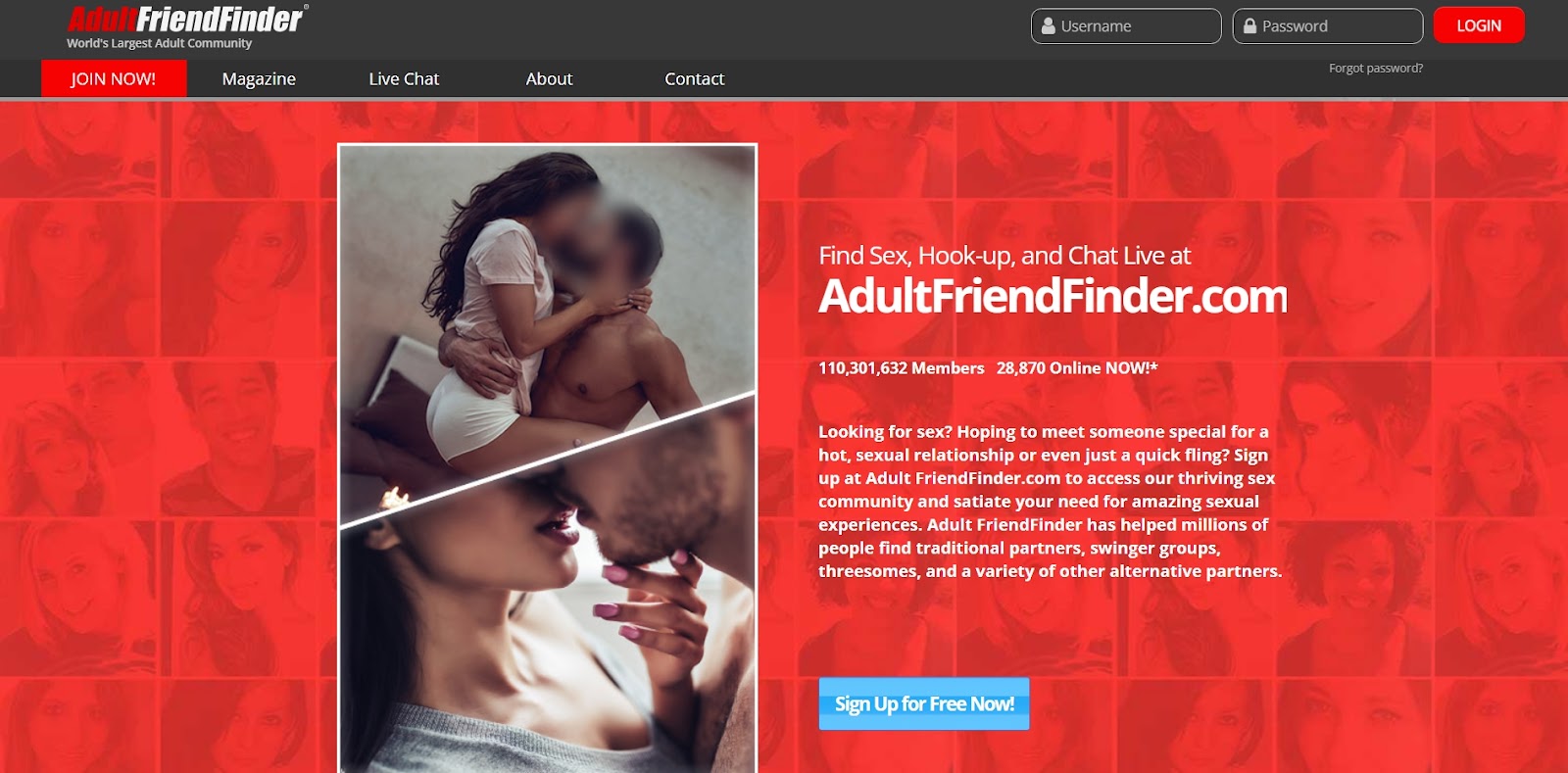 AdultFriendFinder – Best for Casual Hookups